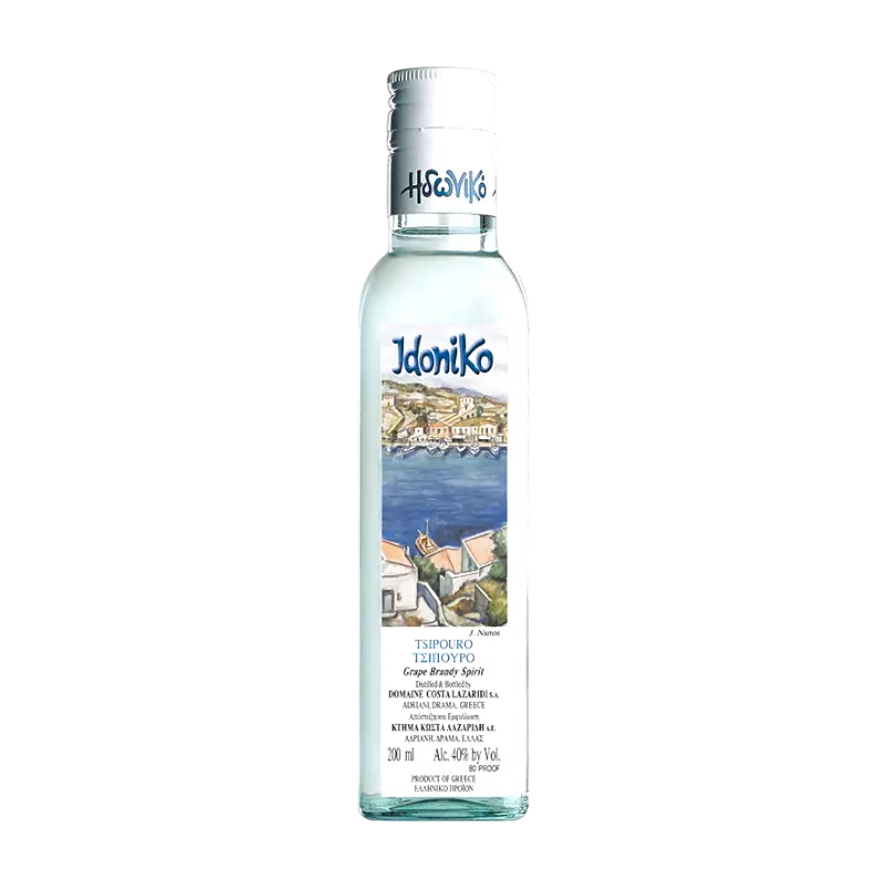 Idoniko Tsipouro ohne Anis 40% 200 ml (Ouzo & Tsipouro) - Bild 1