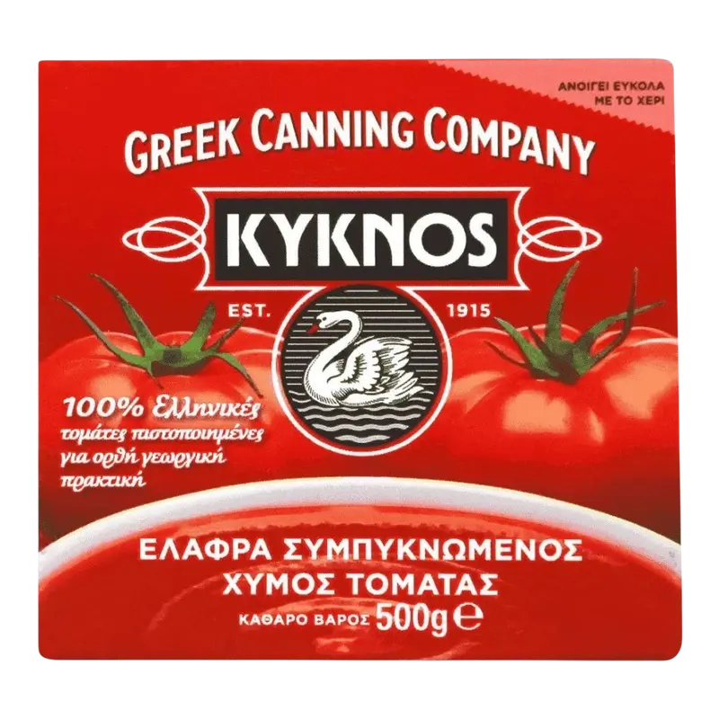 Kyknos Tomatensosse 7 % 500g Papier Verpackung (Saucen & Pasten) - Bild 1