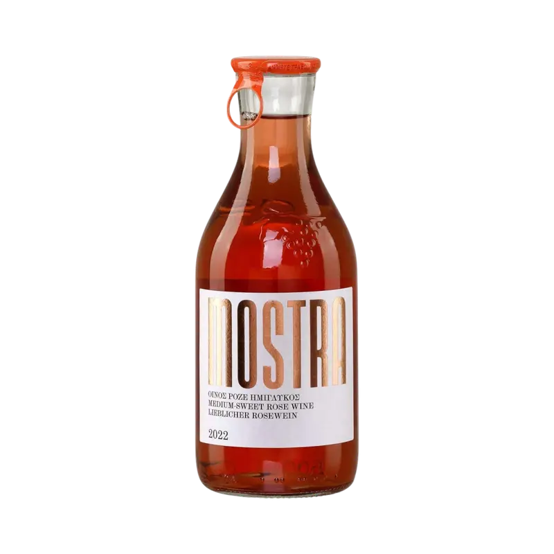 Mostra Tsilili Wein Rose Halbtrocken 500 ml (Rosewein) - Bild 1