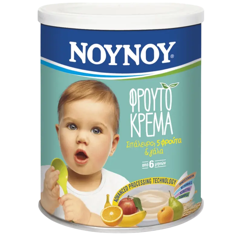 Nounou Fruchtcreme 5 Früchte 300g (Babynahrung & Kinder Milch) - Bild 1