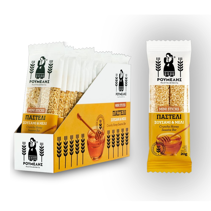Roumelis Pasteli Mini mit Sesam & Honig 20g (Nüsse & Pasteli & Cerealien) - Bild 1