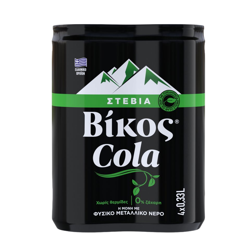 Vikos Cola Stevia 4 x 330 ml in Dose (Säfte & Getränke) - Bild 1