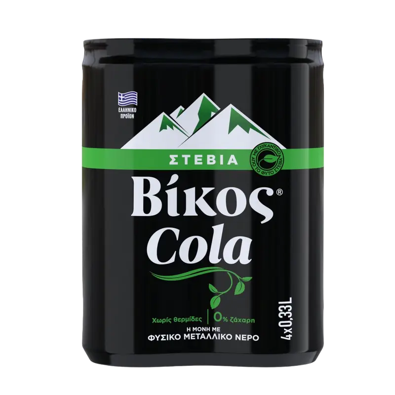 Vikos Cola Stevia 4 x 330 ml in Dose (Säfte & Getränke) - Bild 1