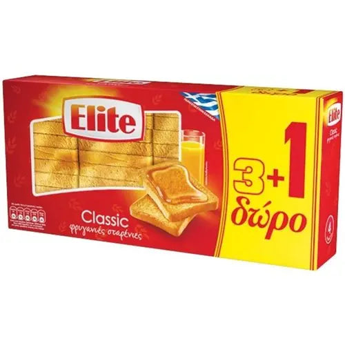 Elite Zwieback Weizen 500g 3 + 1 Grattis (Gebäck & Kekse) - Bild 1