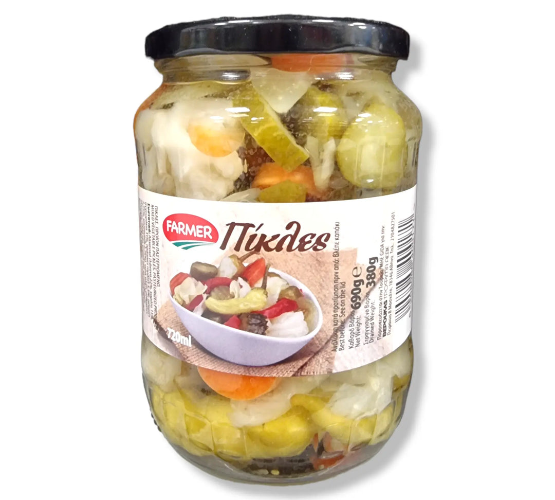 Farmer Pickles Eingelegte Mix Glas 690g (Fertiggerichte & Konserven) - Bild 1