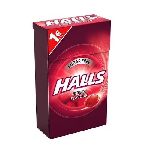 Halls Bonbons Kirsche ohne Zucker 28g (Schokolade & Süssigkeiten) - Bild 1