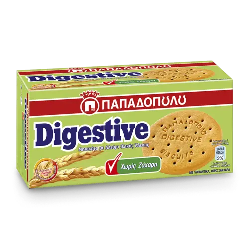 Papadopoulos Digestive ohne Zucker 250g (Gebäck & Kekse) - Bild 1