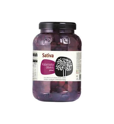 Sativa Oliven Kalamon ohne Kern extra gross 900g 201 / 230 (Öl & Oliven) - Bild 1