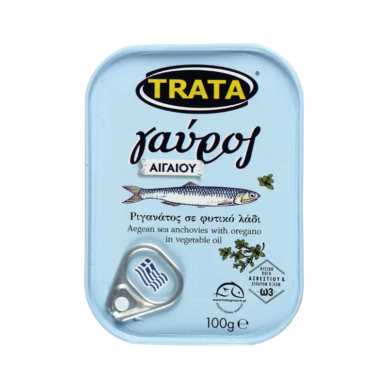 Trata Anchovis Oregano in Öl 100g (Fertiggerichte & Konserven) - Bild 1