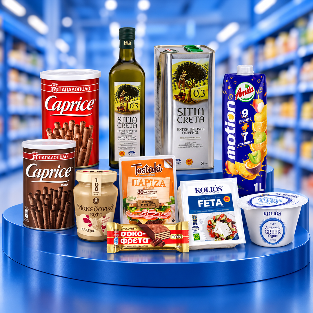 Top-Produkte und griechische Bestseller bei GM Markt