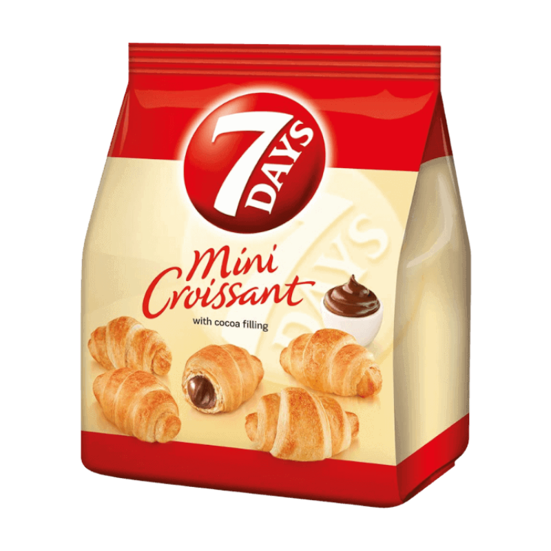 7Days Croissant Mini Schokolade 103g (Snacks & Croissants) - Bild 1