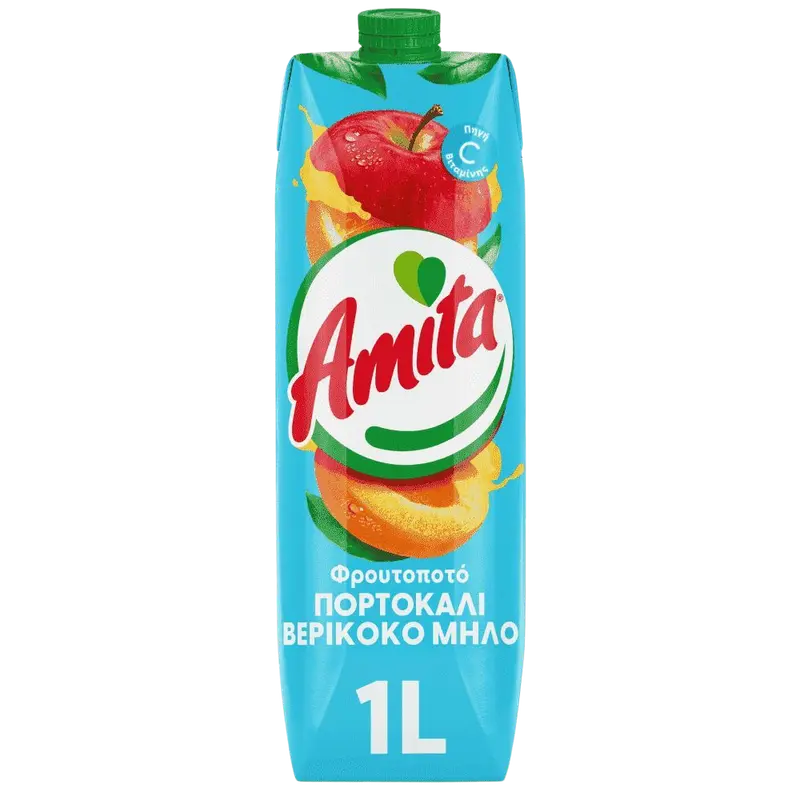Amita Orange-Apfel-Aprikose 1 Liter (Säfte & Getränke) - Bild 1