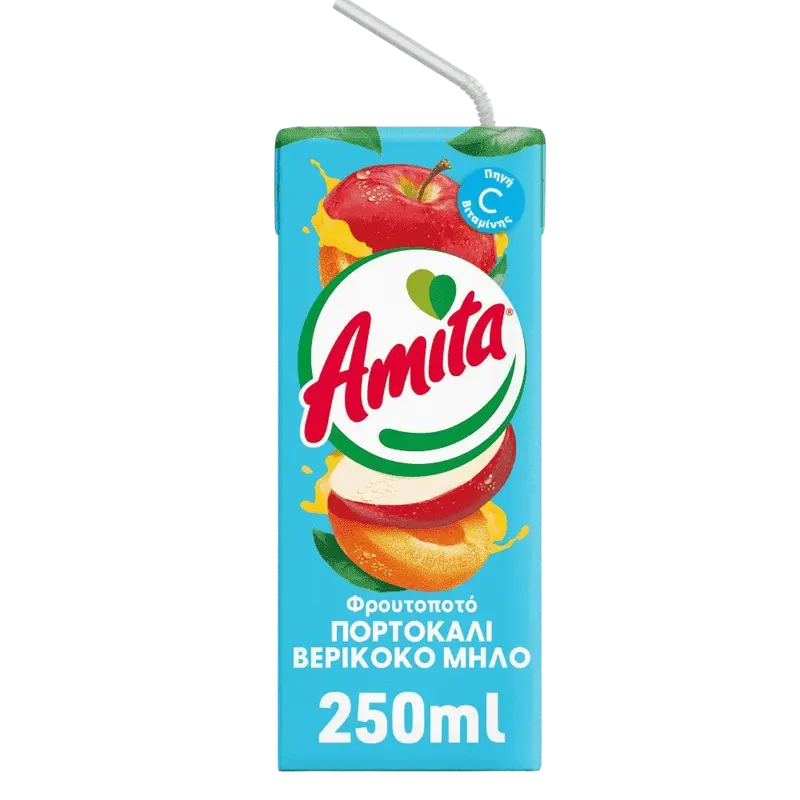 Amita Orange - Apfel - Aprikose 250 ml - GM Markt Eshop