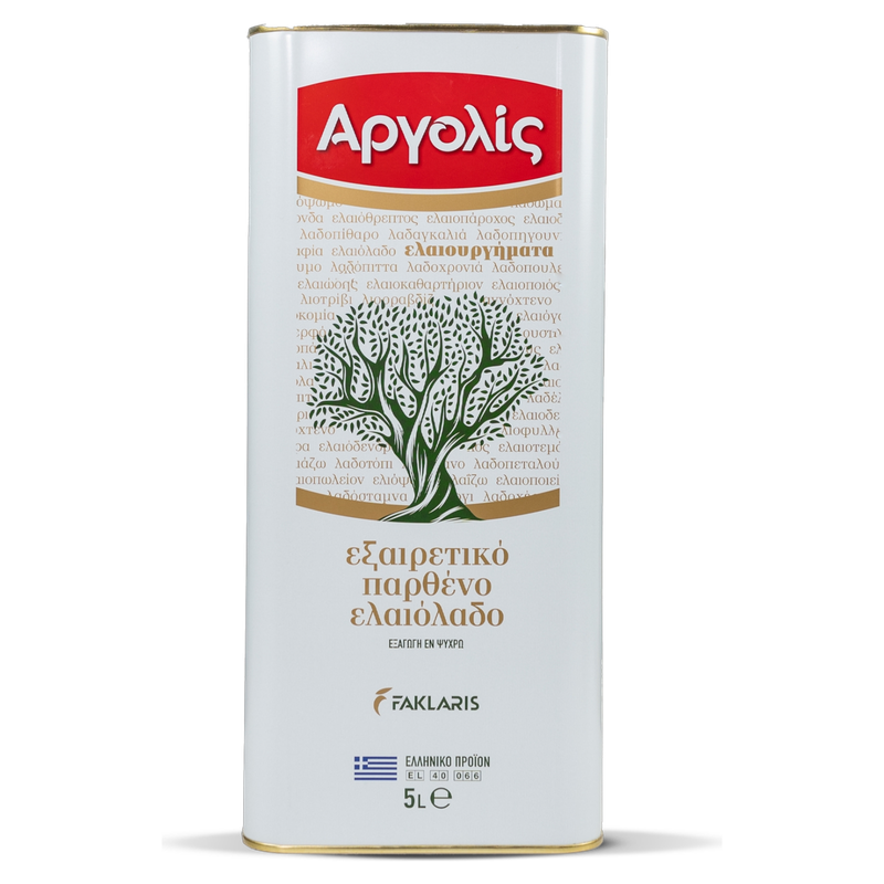 Argolis extra reines Olivenöl 5 Liter Tin (Öl & Oliven) - Bild 1