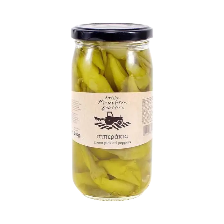 Barbagiannis Paprika klein im Glas 340g (Fertiggerichte & Konserven) - Bild 1