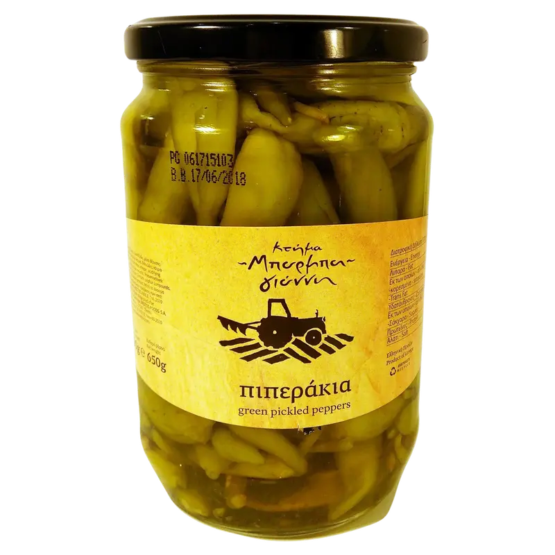 Barbagiannis Paprika klein im Glas 650g (Fertiggerichte & Konserven) - Bild 1
