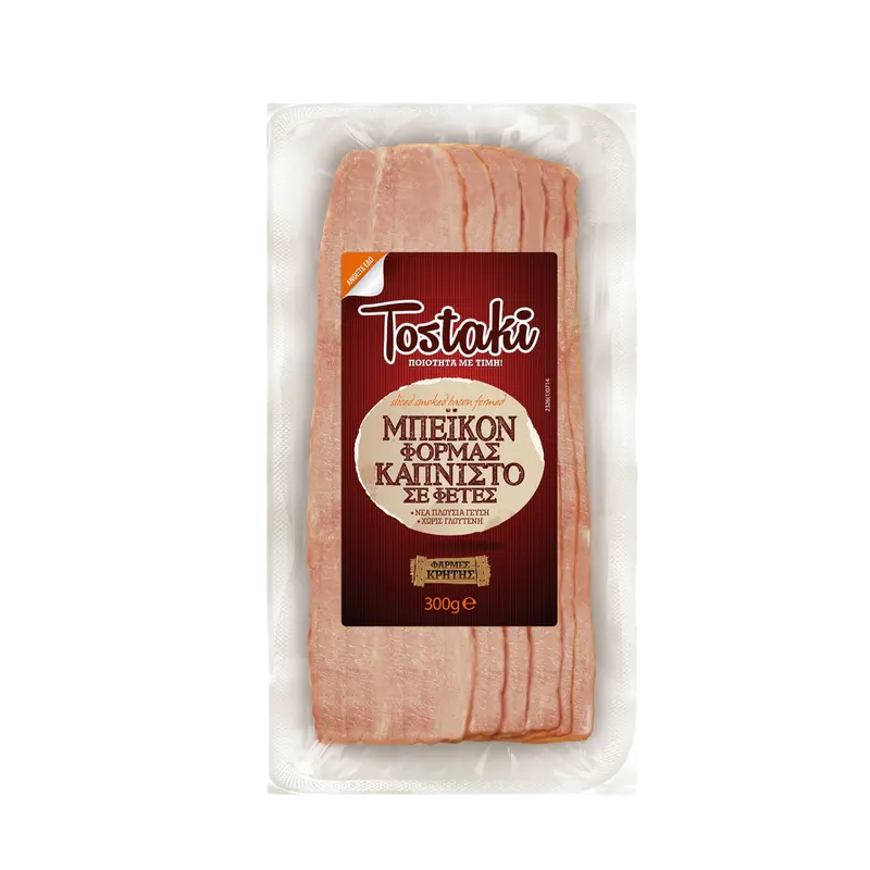 Creta Tostaki Speck Geräucht in Scheiben 300g (Wurst & Fleisch) - Bild 1