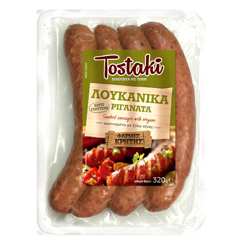 Creta Tostaki Würste geräuchert mit Oregano 320g (Wurst & Fleisch) - Bild 1