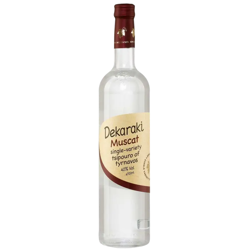 Dekaraki Tsipouro Moschato Tyrnavou 40% vol 700 ml (Ouzo & Tsipouro) - Bild 1