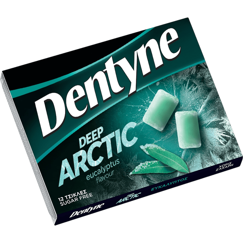 Dentyne Deep Arctic Kaugummi Eukalyptus ohne Zucker 16,8g - GM Markt Eshop