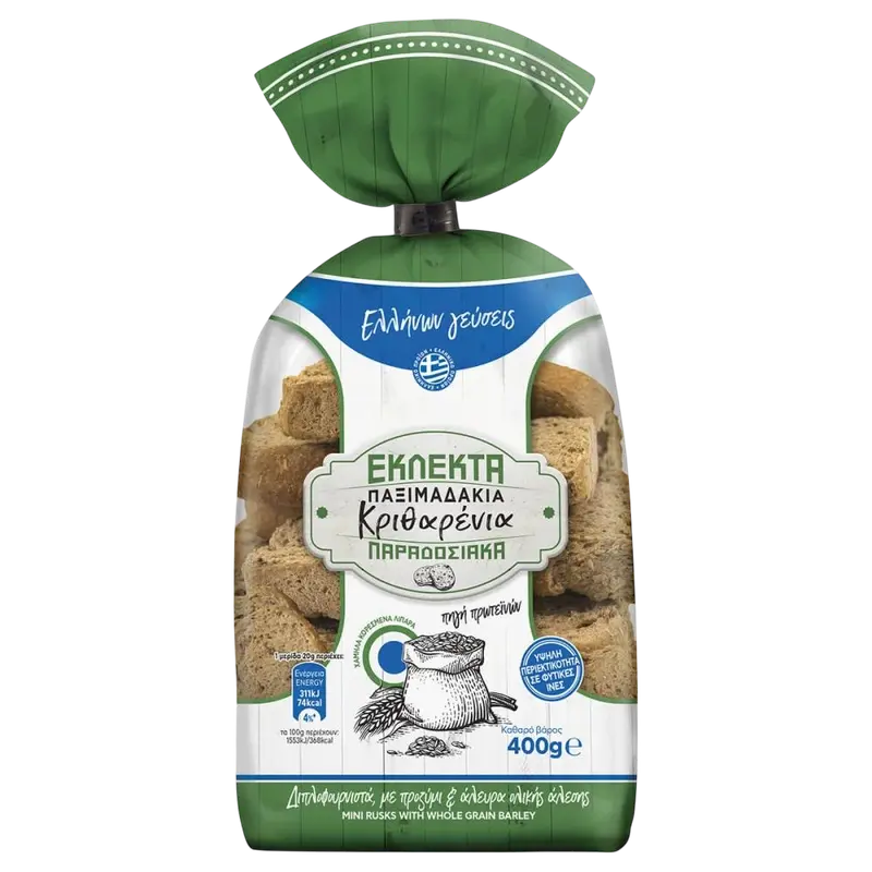 Eklekta traditionelle Gerstenzwieback 400g (Gebäck & Kekse) - Bild 1