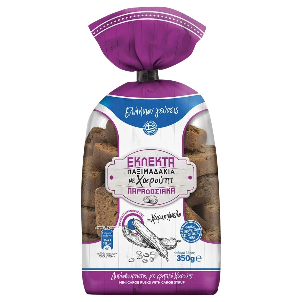 Eklekta traditionelle Zwieback mit Johannisbrot 350g (Gebäck & Kekse) - Bild 1