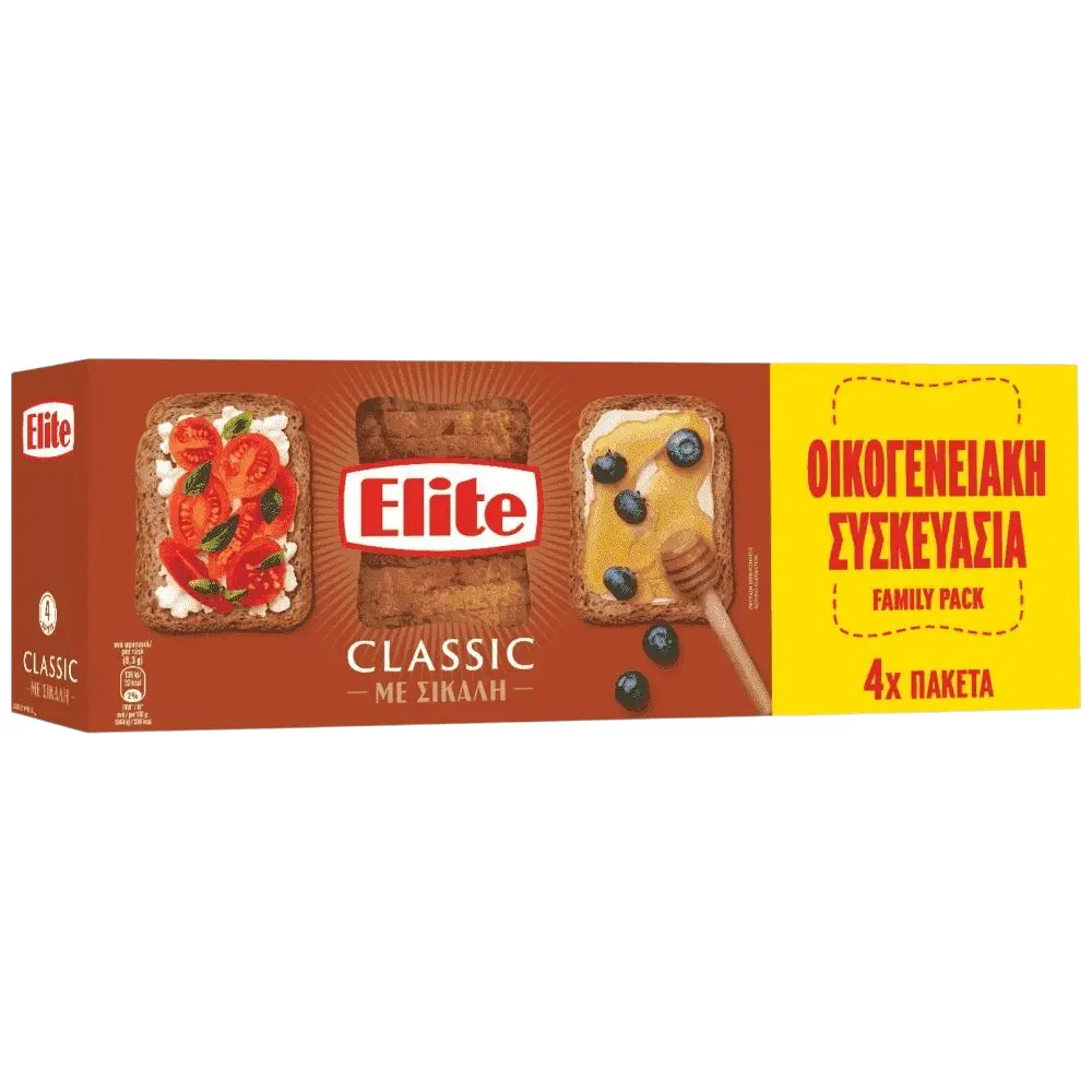 Elite Zwieback Roggen 360g / 4 x 90g (Gebäck & Kekse) - Bild 1