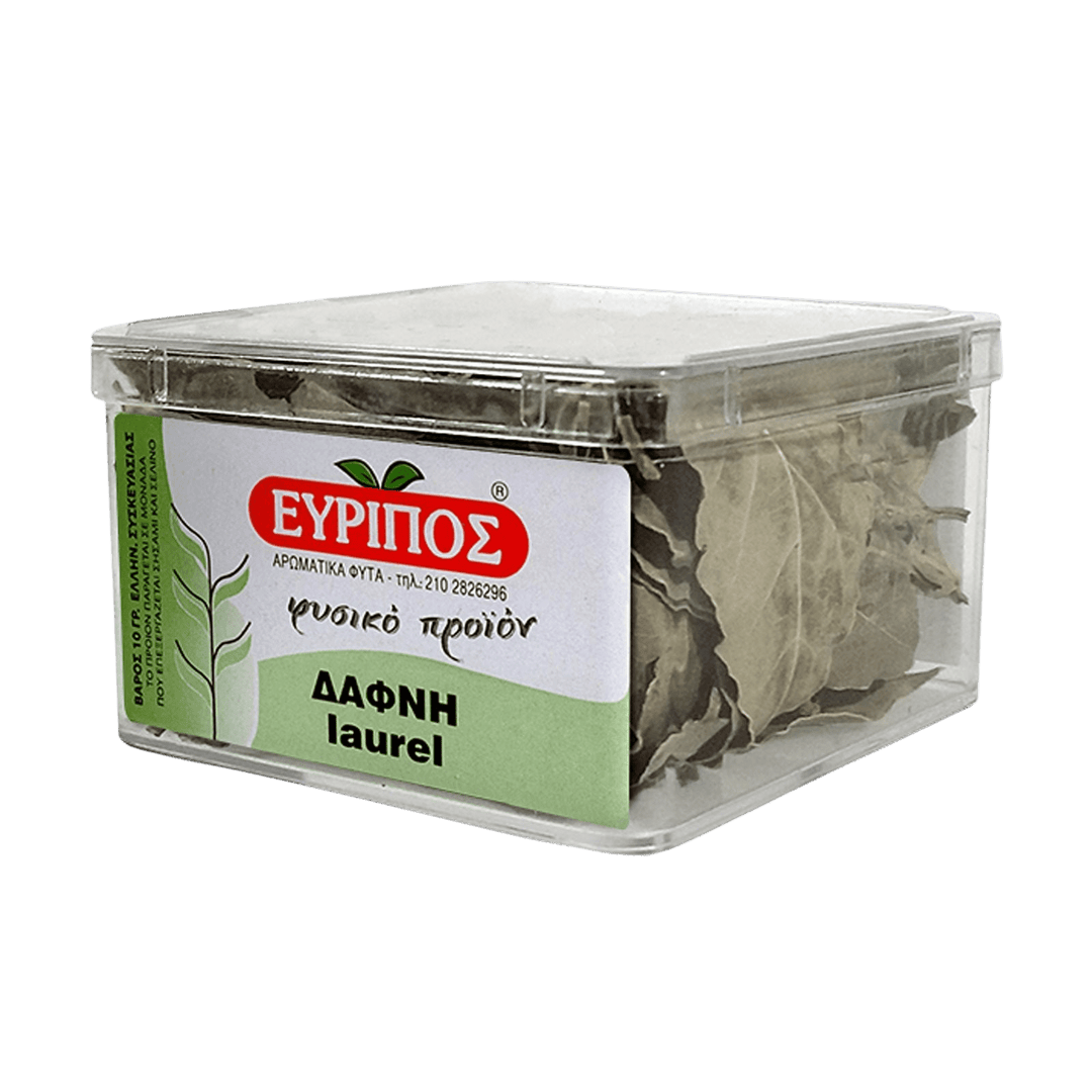 Ewripos Lorbeerblätter im Plastikbehälter 10g - GM Markt Eshop