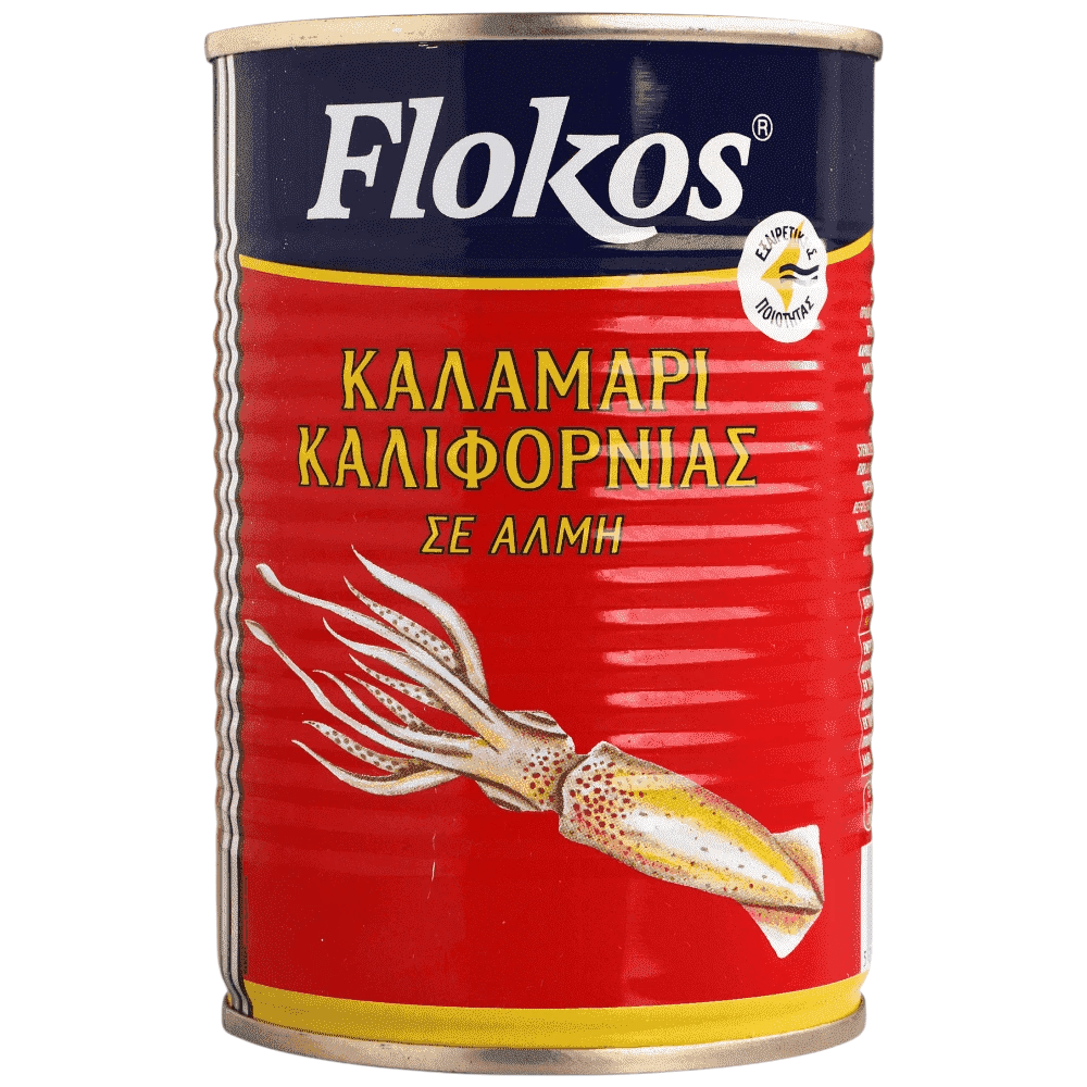 Flokos Calamares (Tintenfisch) in Salzlake 370g - GM Markt Eshop