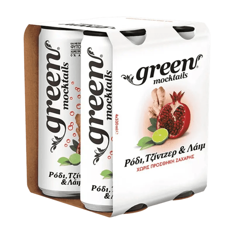 Green Mocktail Granatapfel & Ingwer & Limette 4 x 330 ml - GM Markt Eshop