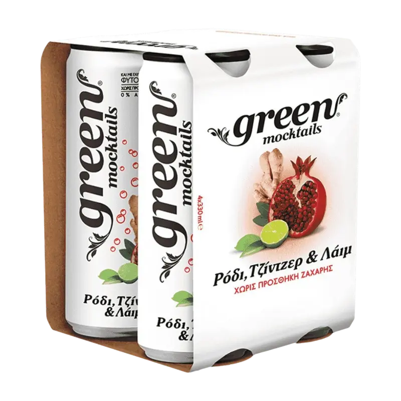Green Mocktail Granatapfel & Ingwer & Limette 4 x 330 ml (Säfte & Getränke) - Bild 1