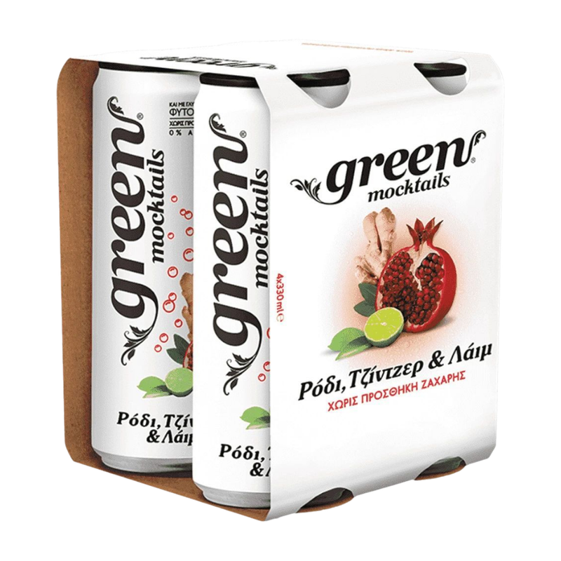 Green Mocktail Granatapfel & Ingwer & Limette 4 x 330 ml (Säfte & Getränke) - Bild 1