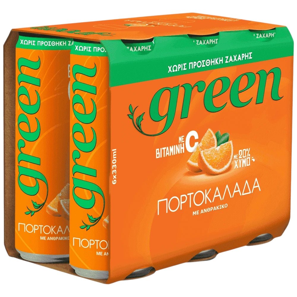 Green Orangen mit Stevia in Dose 6 x 330 ml - GM Markt Eshop