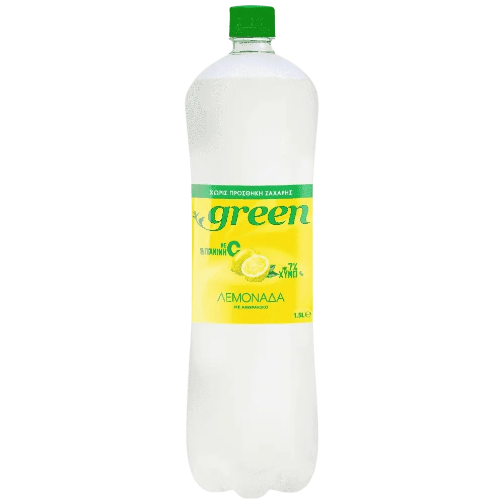 Green Zitronenlimonade mit Stevia 1,5 Liter - GM Markt Eshop