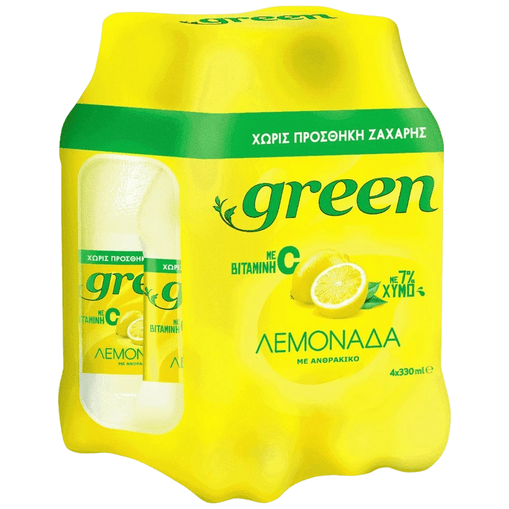 Green Zitronenlimonade mit Stevia 4 x 330 ml - GM Markt Eshop