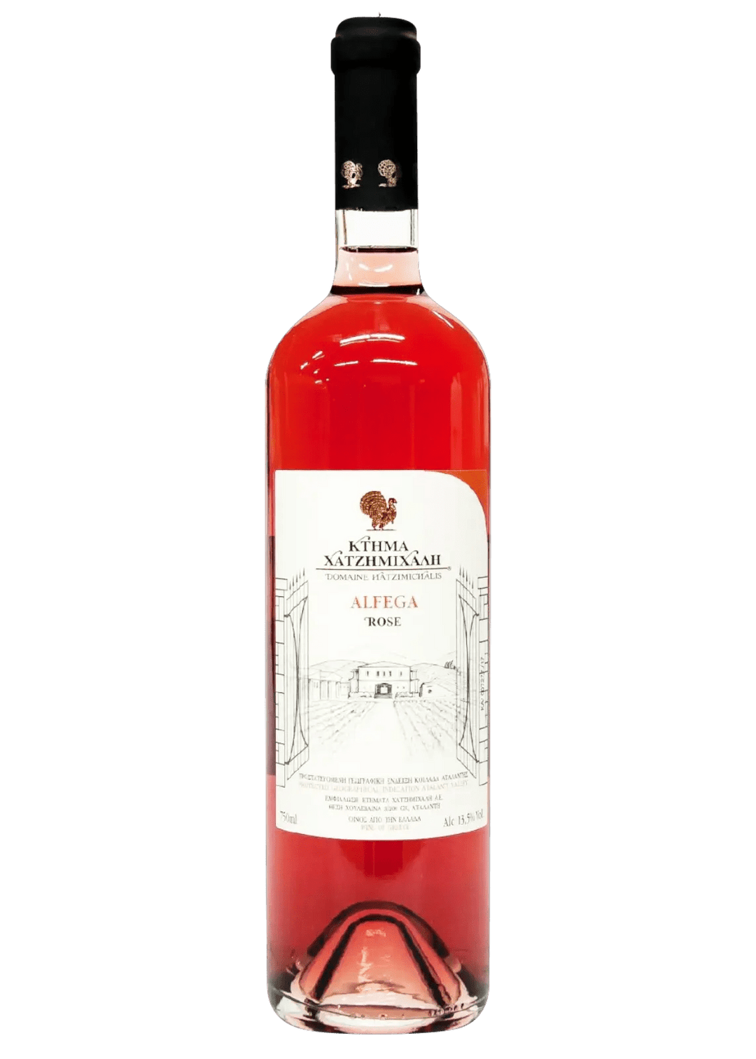 Hatzimichalis Alfega Wein Rose 13% 750 ml - GM Markt Eshop