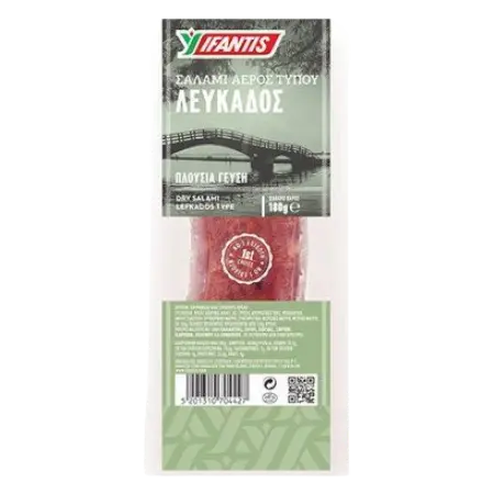 Ifantis Salami Leukados Gluten Frei 180g (Wurst & Fleisch) - Bild 1
