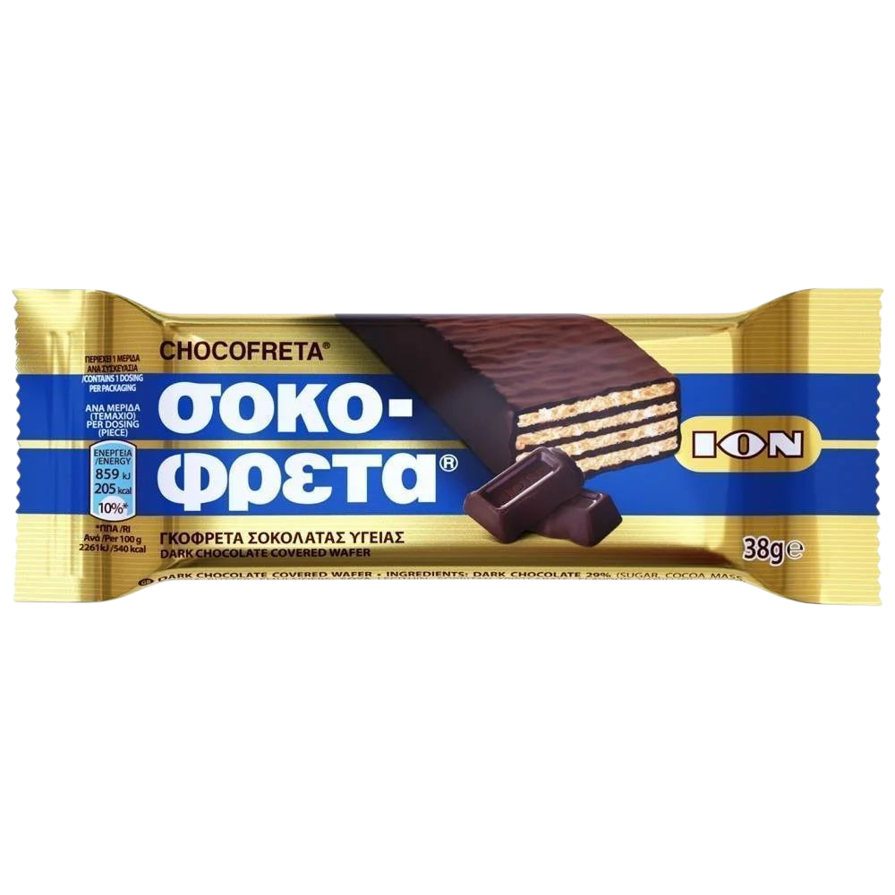 Ion Schokofreta (Sokofreta) Zartbitter 38g (Schokolade & Süssigkeiten) - Bild 1