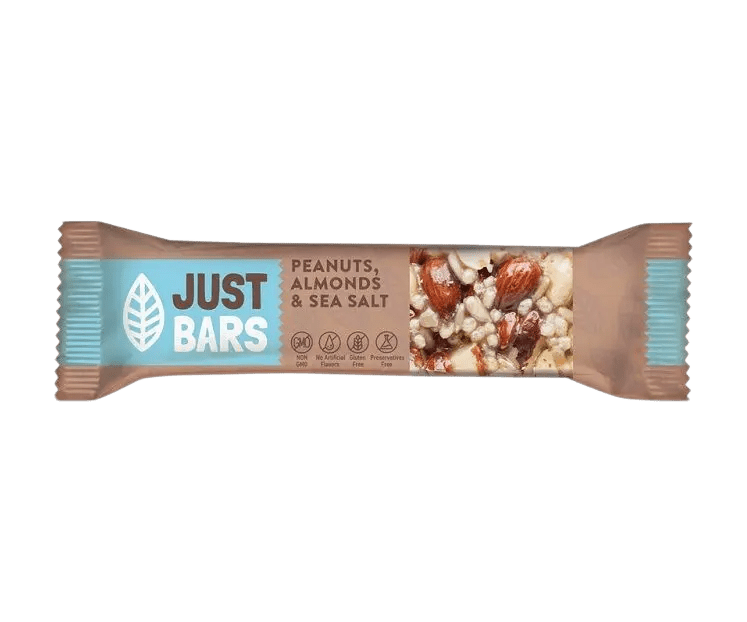 Just Bars Pasteli mit Mandel & Erdnuss & Meersalz 40g - GM Markt Eshop