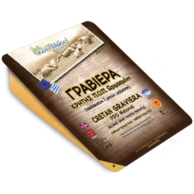 Kalogeraki Graviera Pdo Hartkäse Kreta 7 Monate 300g (Käse) - Bild 1