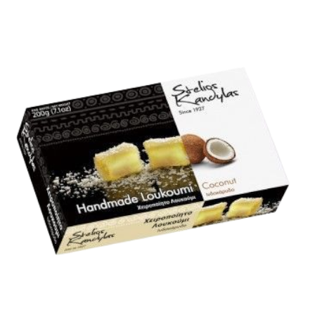 Kandylas Loukoumi Kokosnuss 200g (Konfitüren & Loukoum) - Bild 1