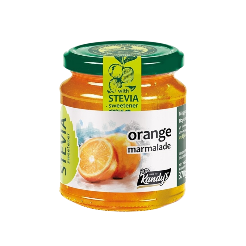 Kandylas Marmelade Orange mit Stevia 370g (Stevia Produkte & Zucker frei) - Bild 1