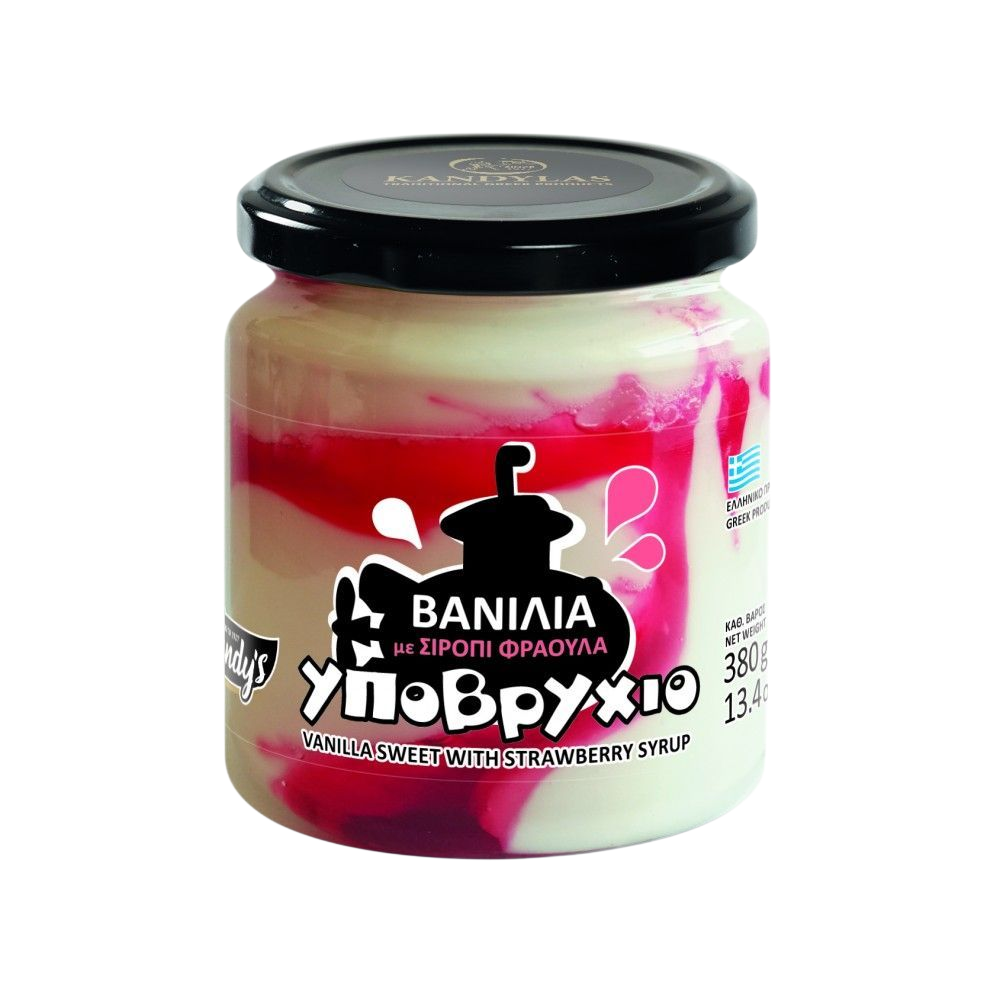 Kandylas Ypovrichio mit Erdbeere Syrup 380g (Konfitüren & Loukoum) - Bild 1