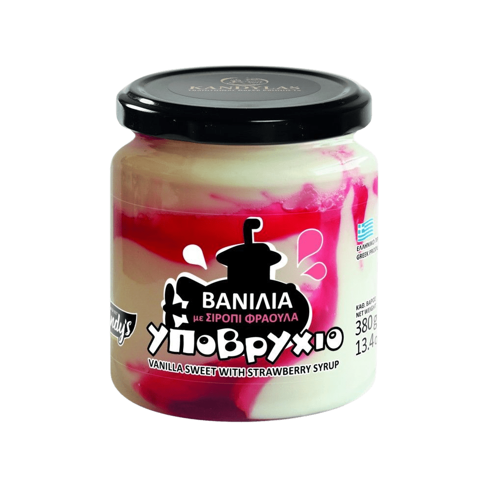 Kandylas Ypovrichio mit Erdbeere Syrup 380g - GM Markt Eshop