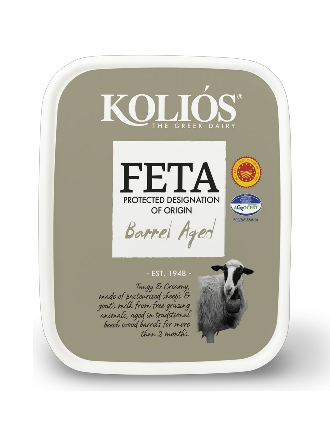 Kolios Feta Käse Barrel Aged Vintage Pdo 150g (Feta) - Bild 1