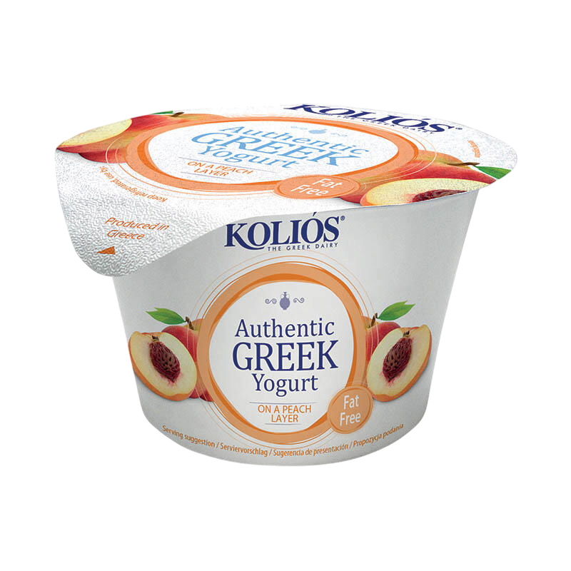 Kolios Griechische Joghurt 0 % Pfirsich 150g (Milchprodukte) - Bild 1