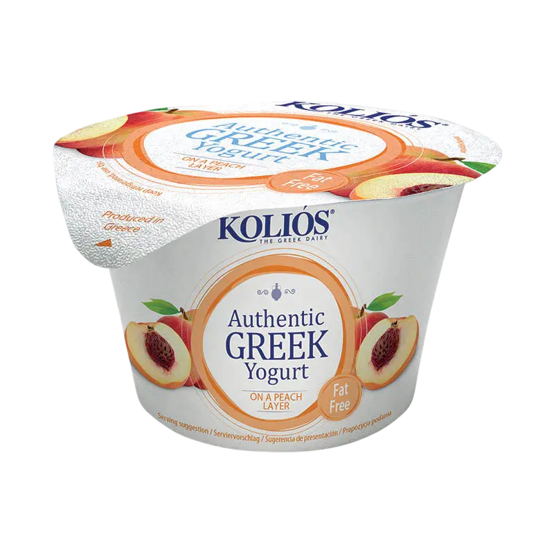 Kolios Griechische Joghurt 0 % Pfirsich 150g (Milchprodukte) - Bild 1