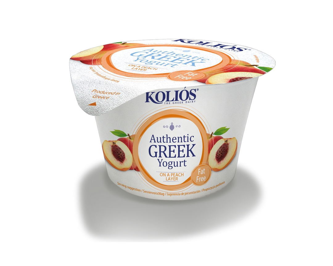Kolios Griechische Joghurt 0 % Pfirsich 150g (Milchprodukte) - Bild 1