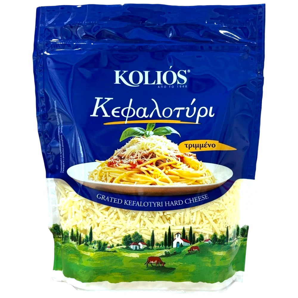 Kolios Hartkäse (Kefalotyri) gerieben 200g - GM Markt Eshop