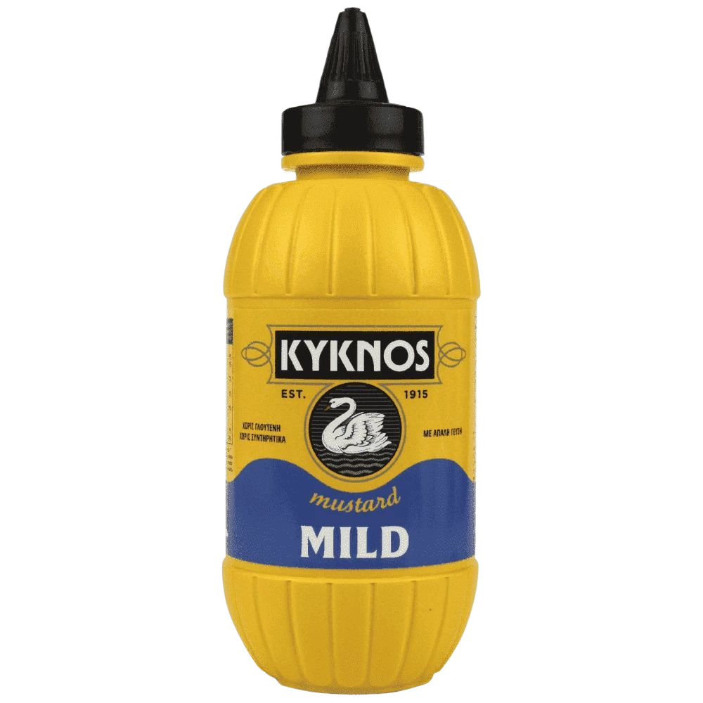 Kyknos Senf mild in Plastik Flasche 500 ml (Saucen & Pasten) - Bild 1
